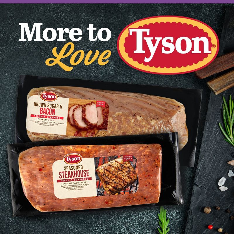 slide 7 of 7, Tyson Sweet and Smokey BBQ Pork Loin Filet - 1.5lb, 1.5 lb