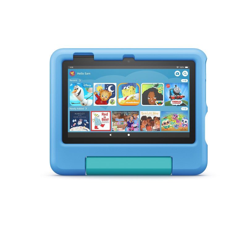 slide 1 of 6, Amazon Fire 7" Kids Tablet 16GB - Blue, 1 ct