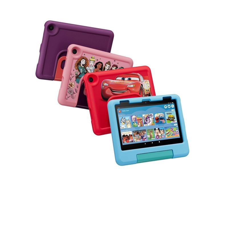 slide 8 of 8, Amazon Fire HD 8 Kids Tablet (2024) - Grape, 1 ct