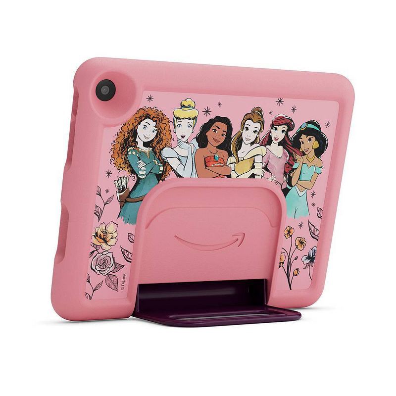 slide 4 of 8, Amazon Fire HD 8 Kids Tablet (2024) - Disney Princess, 1 ct