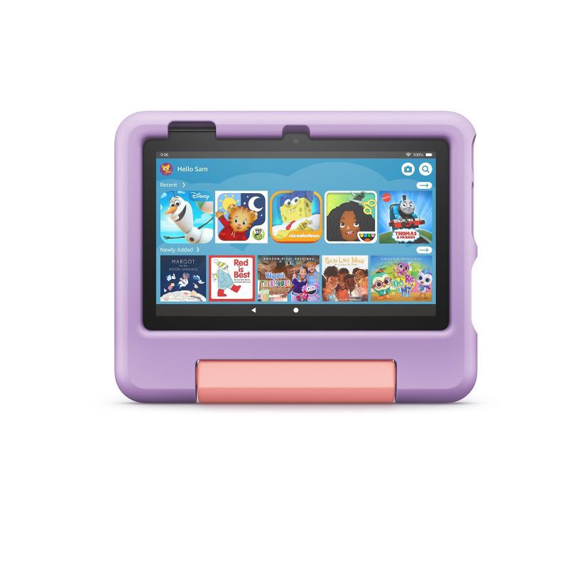slide 1 of 6, Amazon Fire 7" Kids Tablet 16GB - Purple, 1 ct