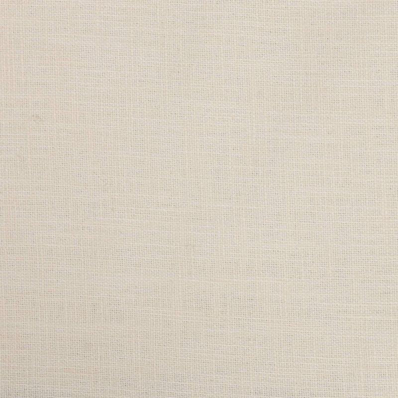 slide 4 of 6, 50"x63" Blackout Slub Weave Raw Edge Curtain Panel Ivory - Threshold™, 1 ct