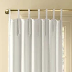 50"x63" Blackout Aruba Tie-Top Curtain Panel Off-White - Threshold™