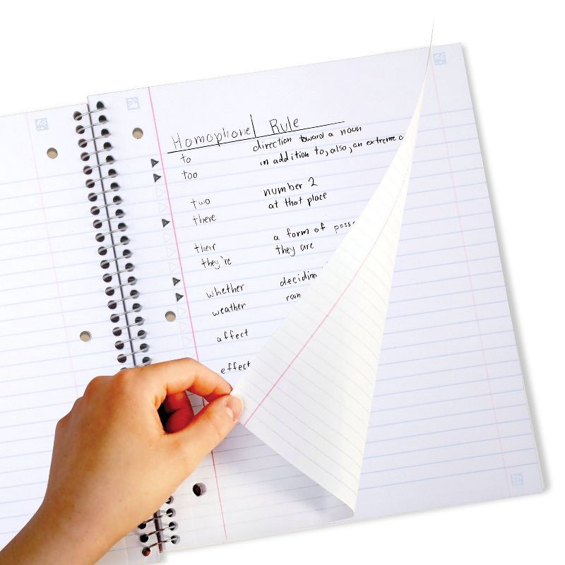 slide 4 of 8, Five Star Active 1 Subject 80ct Wide Ruled Notebook Assorted, 80 ct