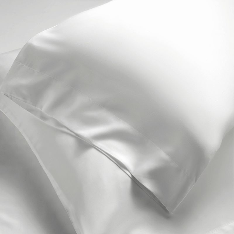 slide 4 of 5, King 400 Thread Count Rayon from Bamboo Pillowcases White - Casaluna™, 1 ct