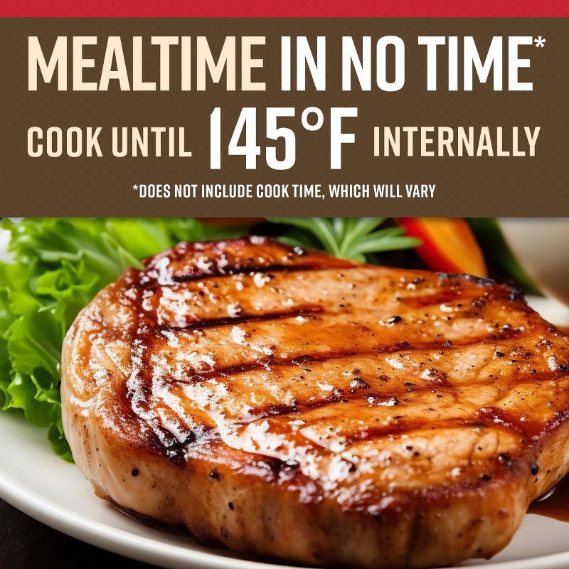 slide 3 of 9, Tyson Savory Campfire Pork Chop - 12oz, 12 oz