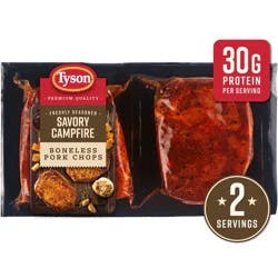 Tyson Savory Campfire Pork Chop - 12oz