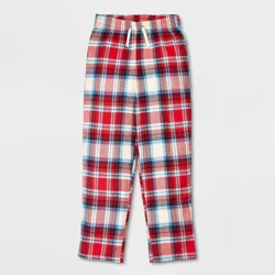 Boys' Plaid Pajama Pants - Cat & Jack™ Red L