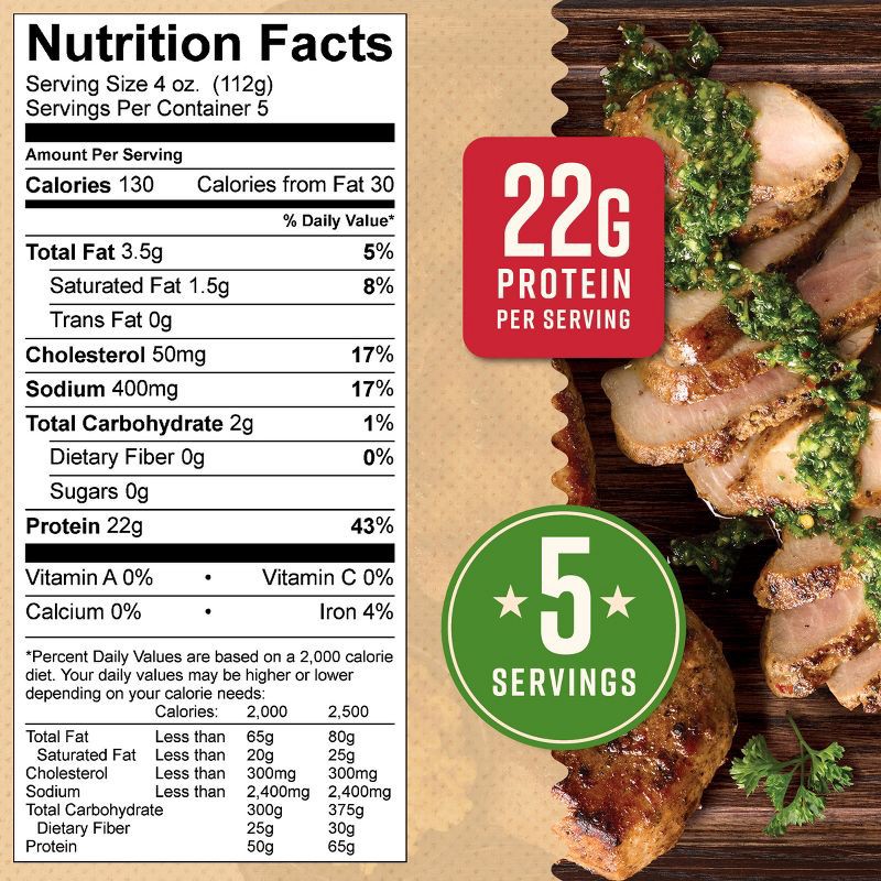 slide 8 of 9, Tyson Chimichurri Pork Medallions - 20oz, 20 oz