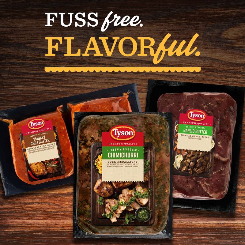 slide 9 of 9, Tyson Chimichurri Pork Medallions - 20oz, 20 oz