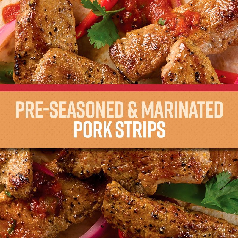 slide 3 of 9, Tyson Fajita Seasoned Pork Strips - 20oz, 20 oz
