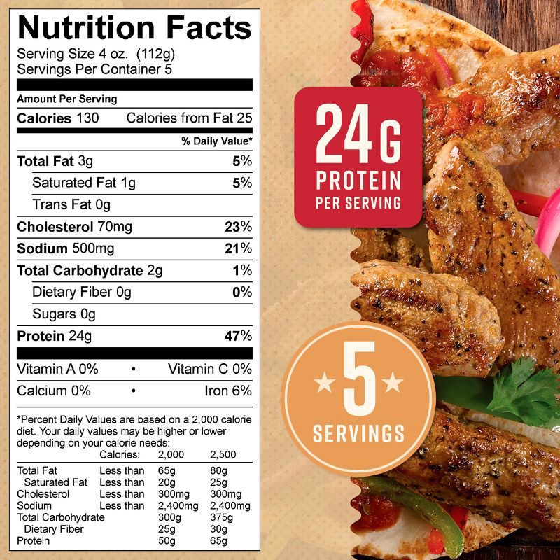 slide 7 of 11, Tyson Fajita Seasoned Pork Strips - 20oz, 20 oz