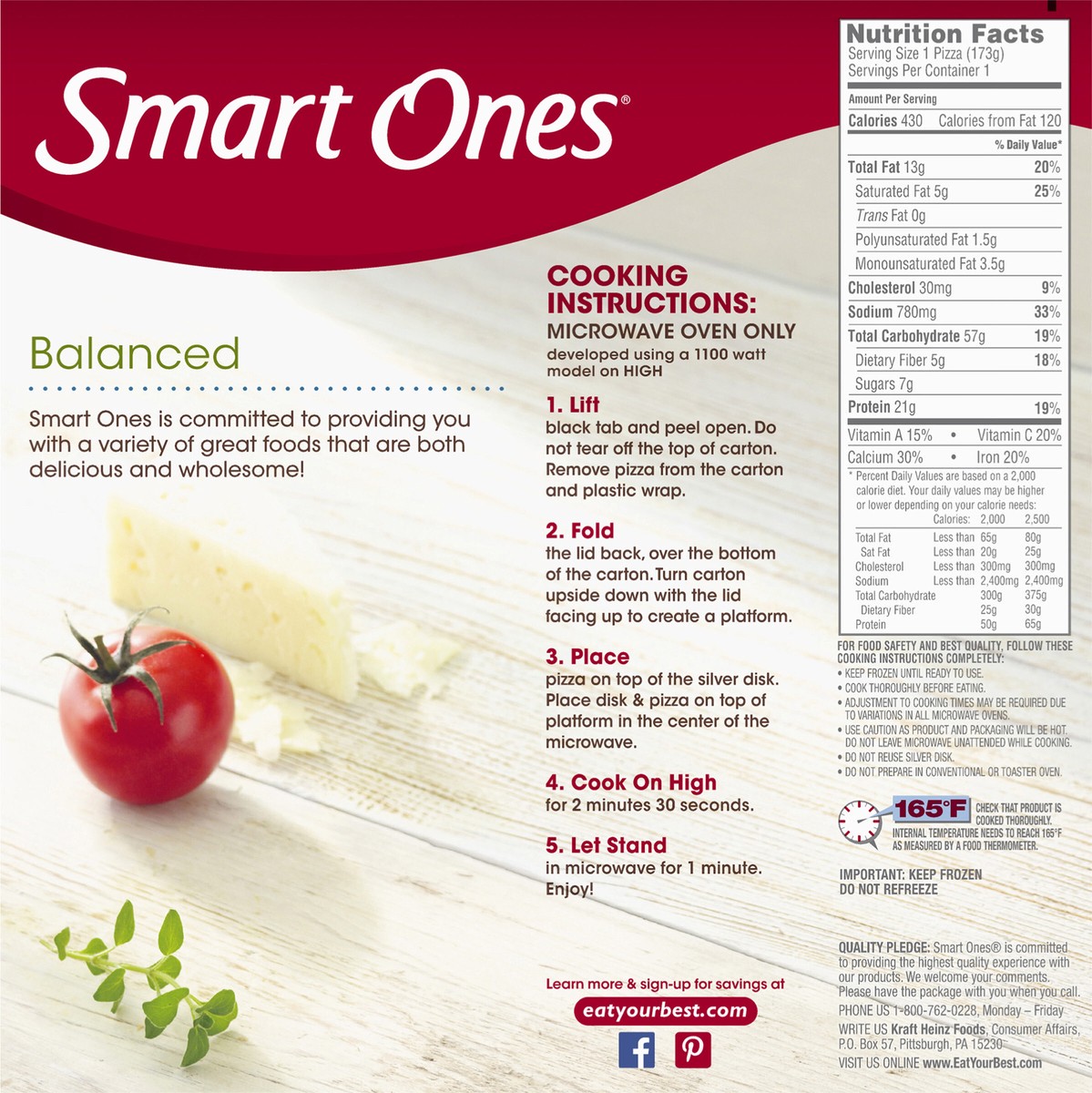 slide 2 of 13, Smart Ones Weight Watchers Smart Ones(r) Savory Italian Recipes Brick Oven-Style Pepperoni Pizza 6.11 oz. Box, 6.11 oz