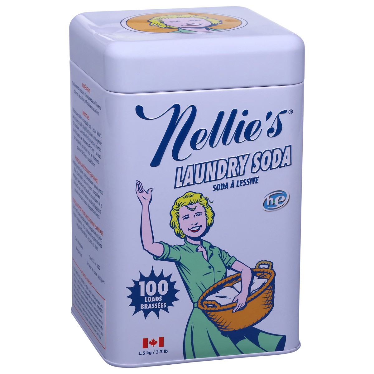 slide 9 of 14, Nellie's Laundry Soda 3.3 lb, 