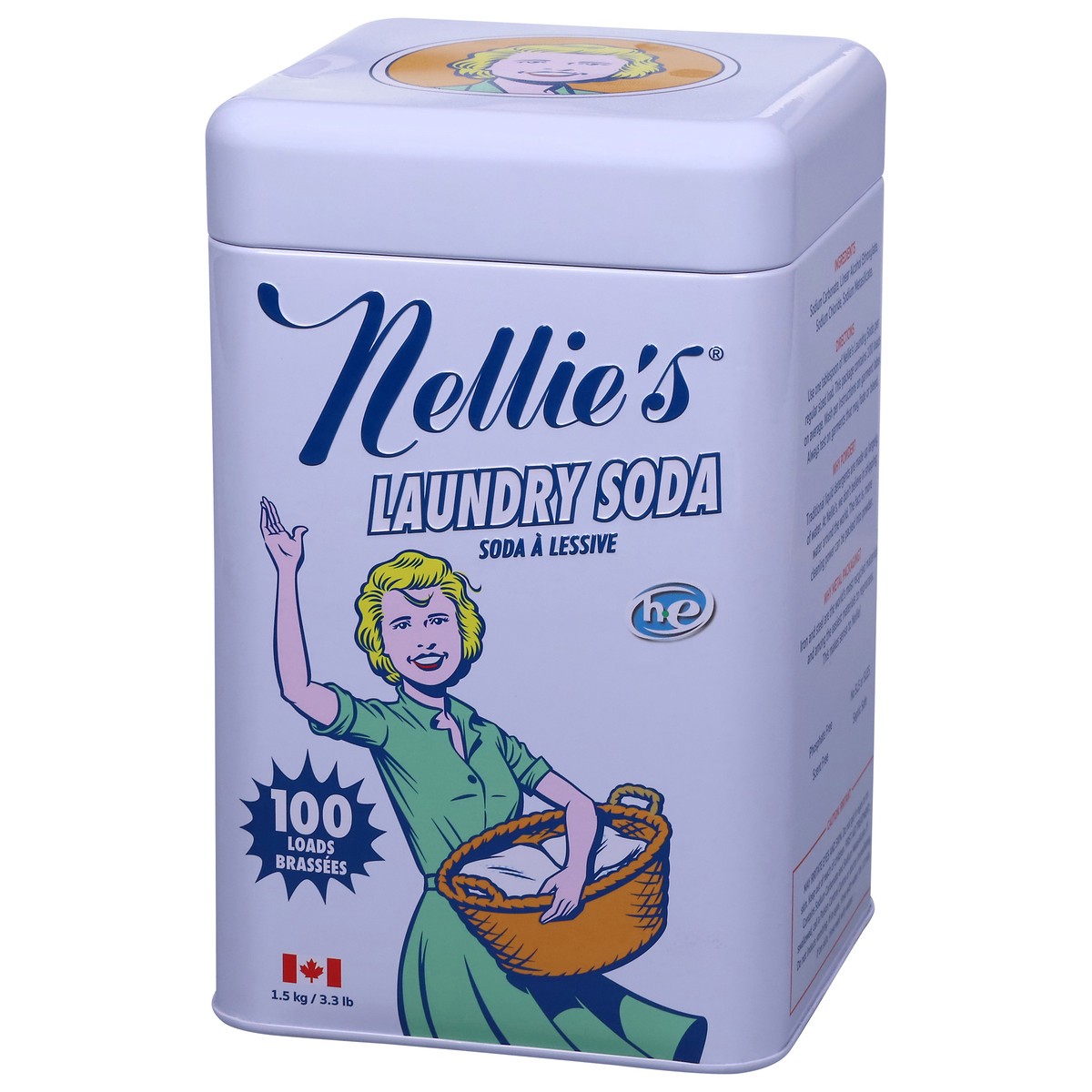 slide 11 of 14, Nellie's Laundry Soda 3.3 lb, 