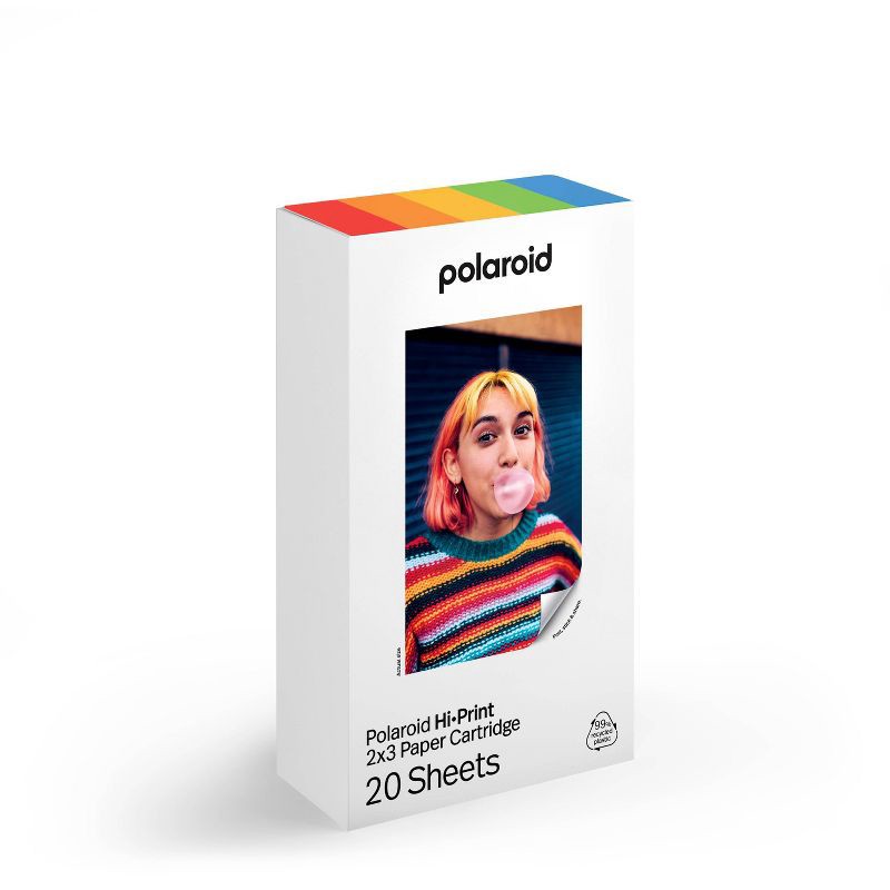 slide 5 of 6, Polaroid Hi-Print Paper Gen 2: Android & iOS Compatible, Bluetooth, USB-C Connection, 1 ct