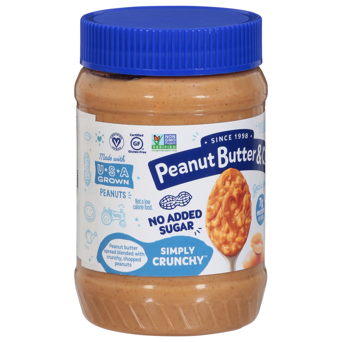 slide 4 of 11, Peanut Butter & Co. Simply Crunchy™ Peanut Butter Spread 16 oz. Jar, 16 oz