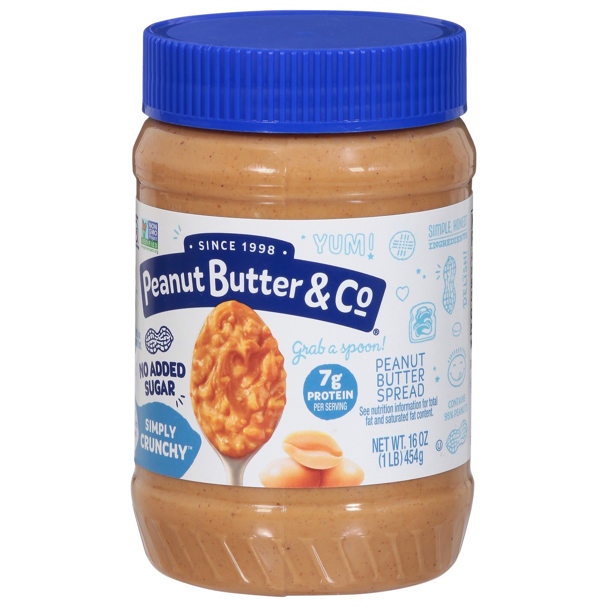 slide 6 of 11, Peanut Butter & Co. Simply Crunchy™ Peanut Butter Spread 16 oz. Jar, 16 oz