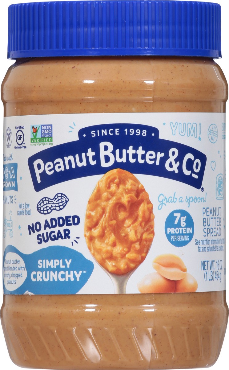 slide 3 of 11, Peanut Butter & Co. Simply Crunchy™ Peanut Butter Spread 16 oz. Jar, 16 oz