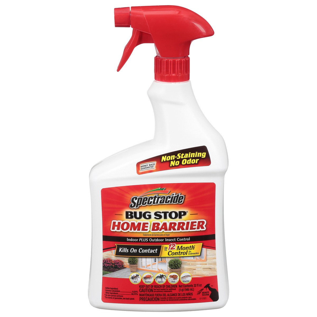 slide 1 of 9, Spectracide Bug Stop Home Barrier, 32 oz