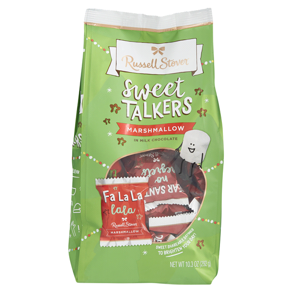 slide 1 of 1, Russell Stover Sweet Talkers Marshmallows In Milk Chocolate, 10.3 oz