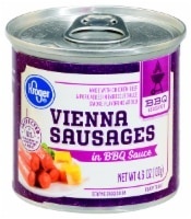 slide 1 of 1, Kroger BBQ Vienna Sausage, 4.6 oz