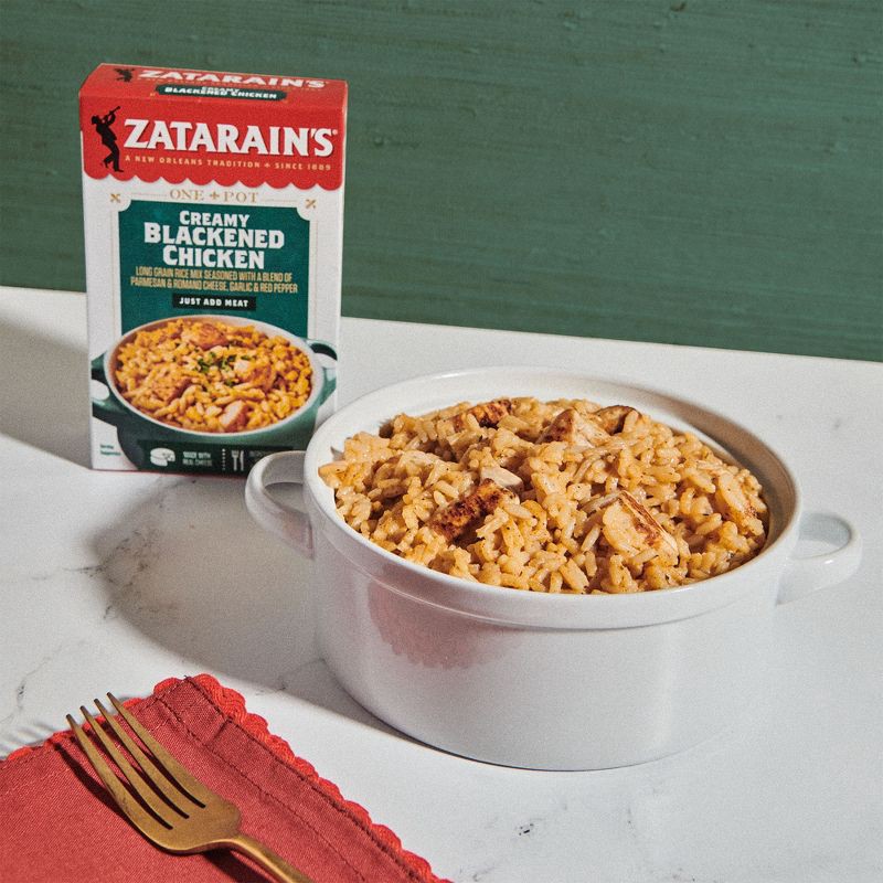 slide 2 of 12, Zatarain's Creamy Blackened Chicken Rice Mix - 8oz, 8 oz