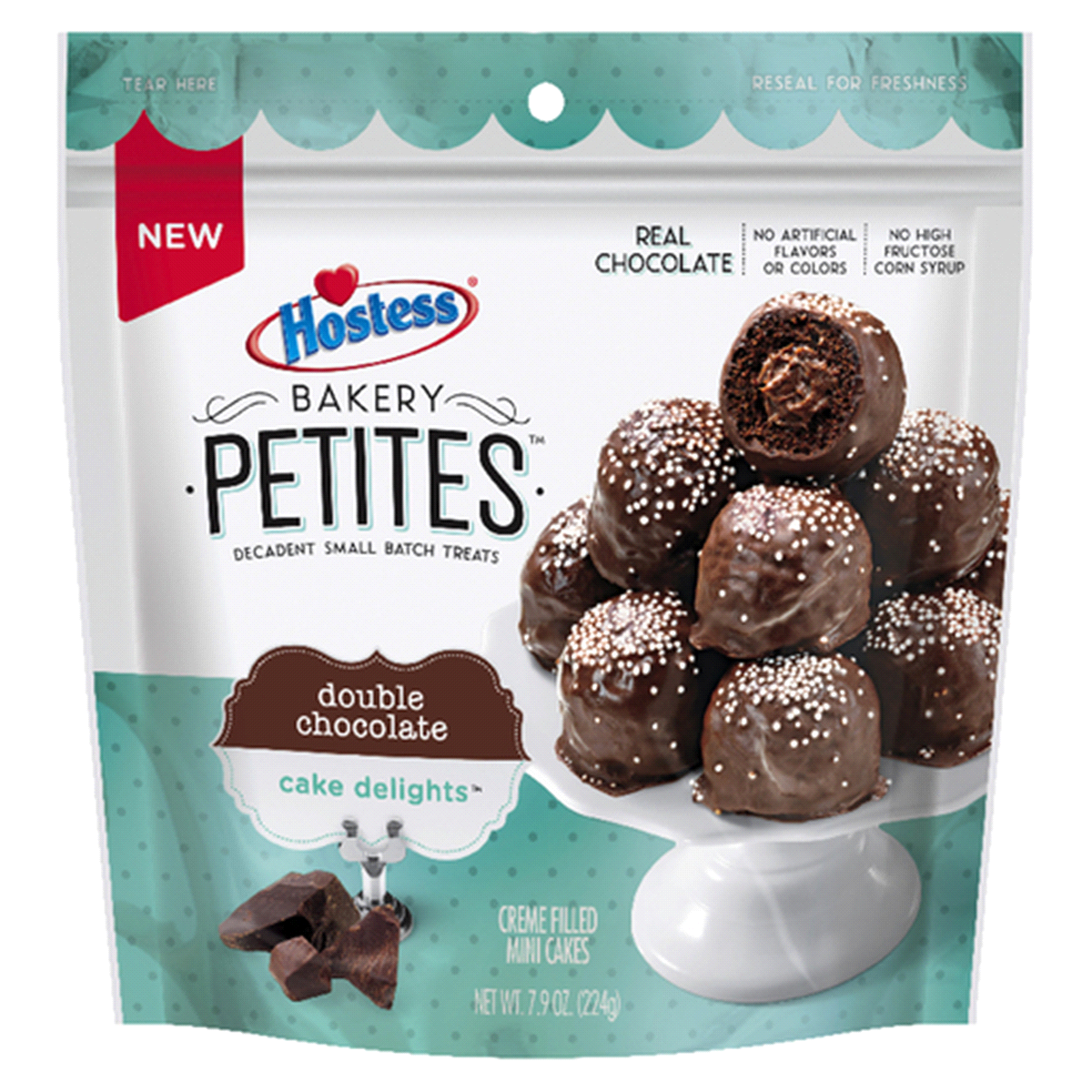 slide 1 of 1, Hostess Bakery Petites Chocolate Brownie Crispi Thins, 6 oz