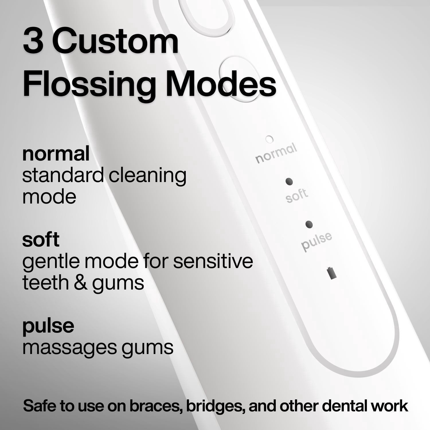 slide 3 of 6, Aquasonic Icon Water Flosser, White, 1 ct