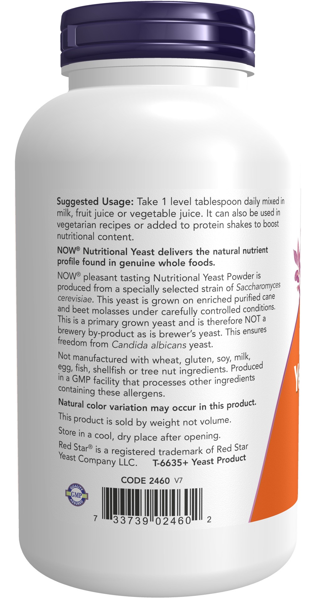 slide 3 of 4, NOW Nutritional Yeast Powder - 10 oz., 10 oz