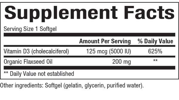 slide 2 of 2, Natural Factors Vitamin D3, 113 g