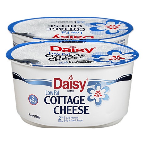slide 1 of 1, Daisy Brand 2% Cottage Cheese, 2 x 5.3 oz10.6 oz