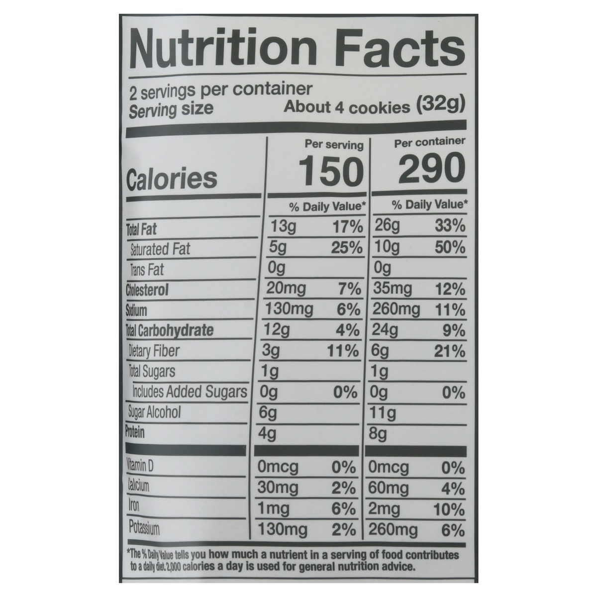 slide 11 of 12, SuperFat Chocolate Chip Keto Cookie Bites 2.25 oz Pouch, 2.25 oz