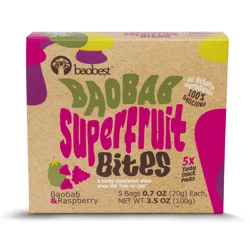 Baobest Raspberry Raspberry Chew Snacks, 3.5 oz