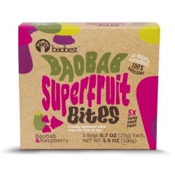 Baobest Raspberry Raspberry Chew Snacks, 3.5 oz