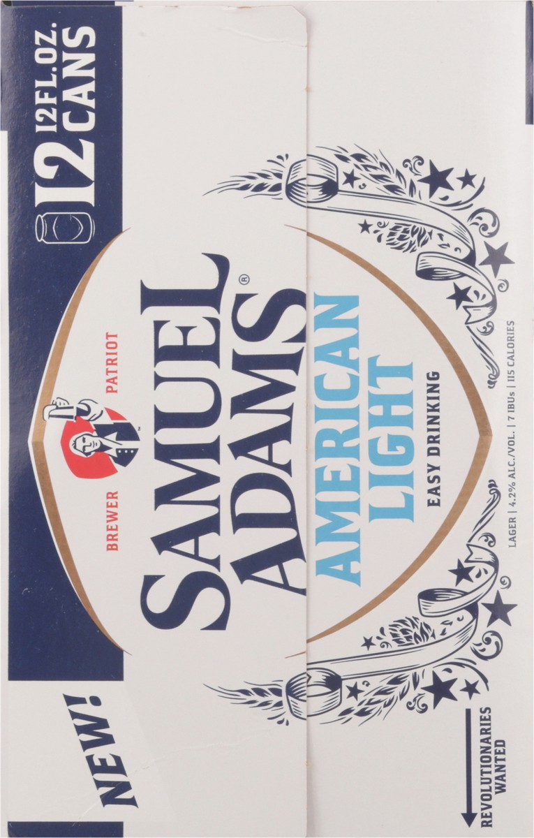 slide 4 of 13, Samuel Adams Lager American Light Beer 12 - 12 fl oz Cans, 12 ct; 12 oz