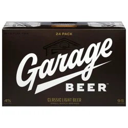 Garage Beer Classic Light Beer - 24 x 12 fl oz Cans