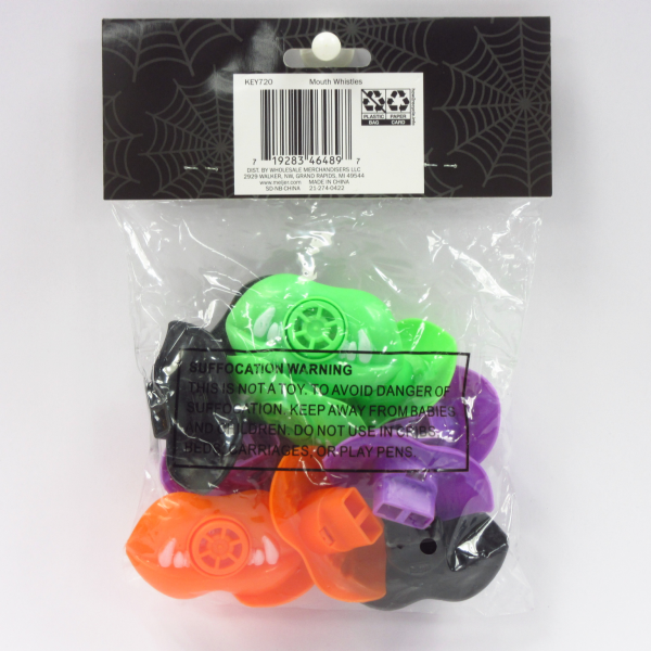 slide 3 of 9, Meijer Corporate Seasonal Meijer Halloween Mouth Whistles, 12 ct