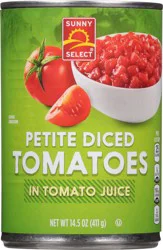 Sunny Select Petite Diced Tomatoes in Tomato Juice 14.5 oz