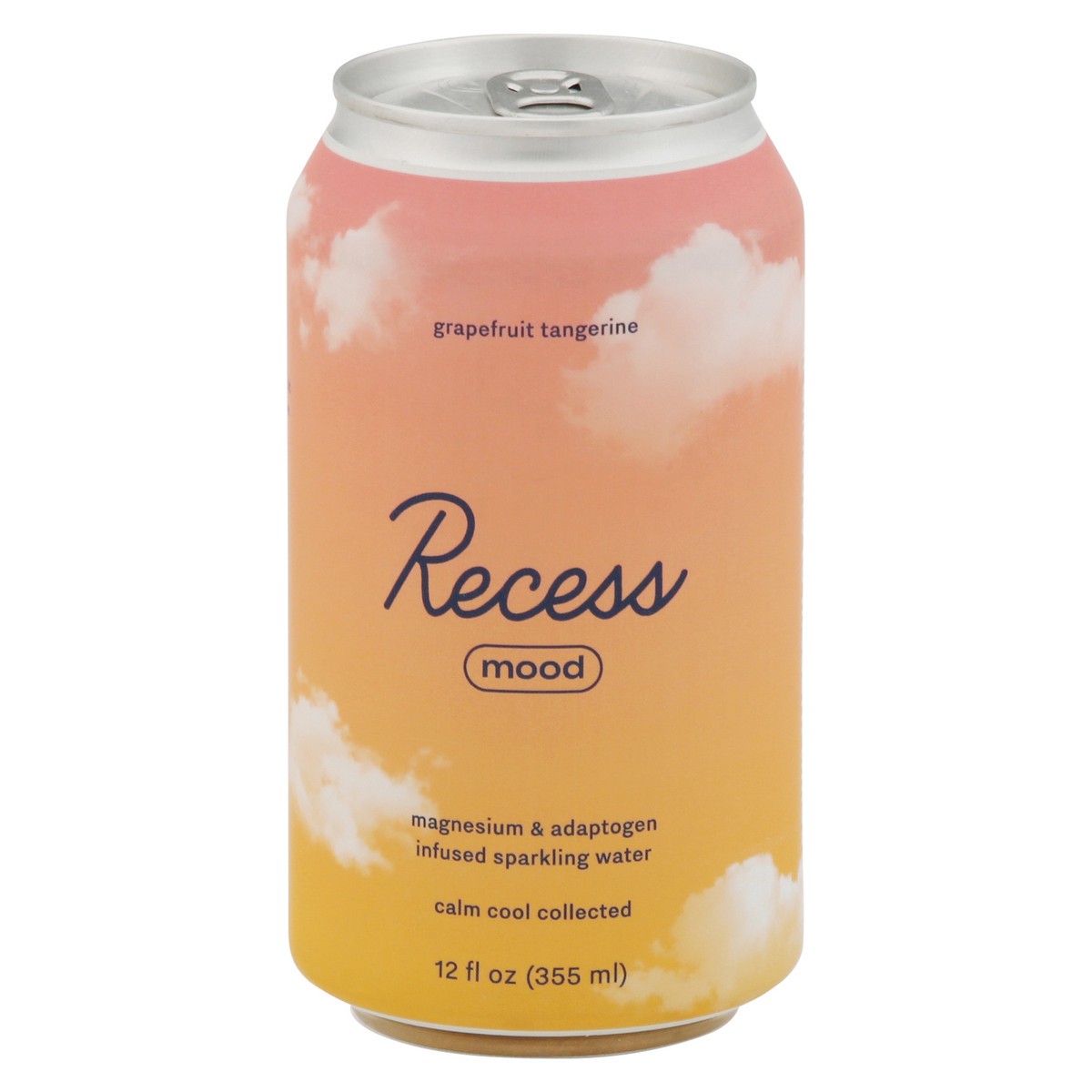 slide 1 of 1, Recess Mood Grapefruit Tangerine Sparkling Water 12 fl oz, 12 fl oz