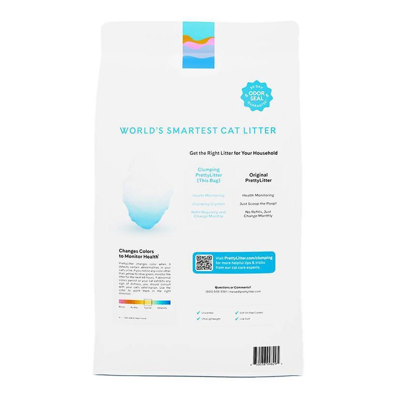 slide 9 of 9, PrettyLitter Unscented Clumping Low Dust Light Weight Cat Litter - 10lbs, 10 lb