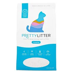 PrettyLitter Unscented Clumping Low Dust Light Weight Cat Litter - 10lbs