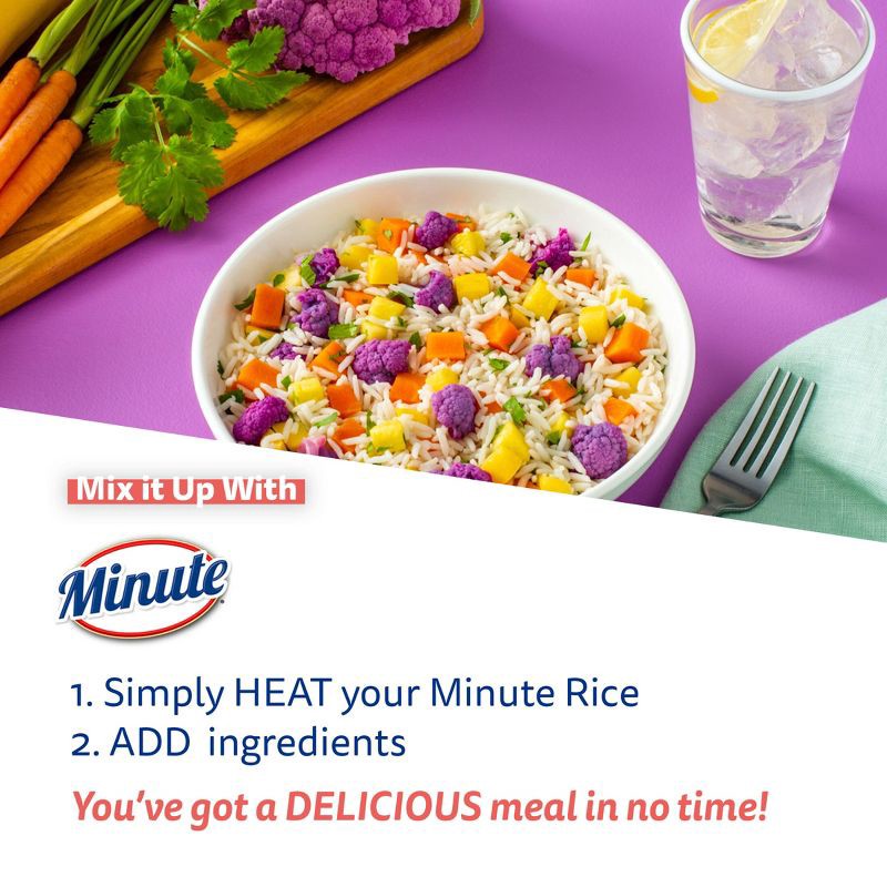 slide 4 of 8, Minute Rice Minute Butter & Sea Salt Jasmine Rice - 2pk / 8.8oz, 2 ct; 8.8 oz