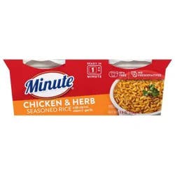 Minute Rice Minute Chicken & Herb Rice -2pk / 8.8oz