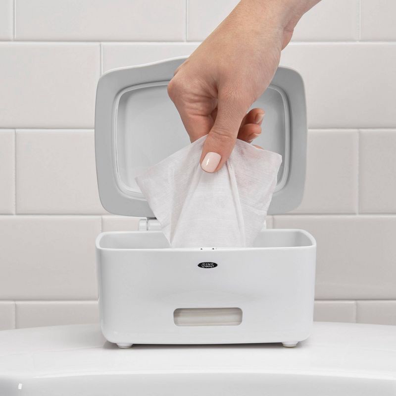 slide 7 of 11, OXO Perfect Pull Flushable Wipes Dispenser, 1 ct