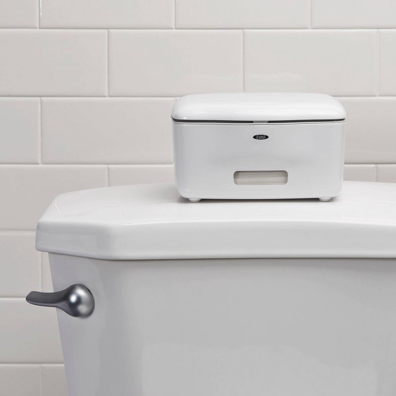 slide 10 of 11, OXO Perfect Pull Flushable Wipes Dispenser, 1 ct