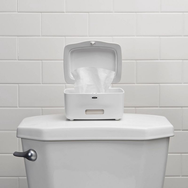 slide 11 of 11, OXO Perfect Pull Flushable Wipes Dispenser, 1 ct