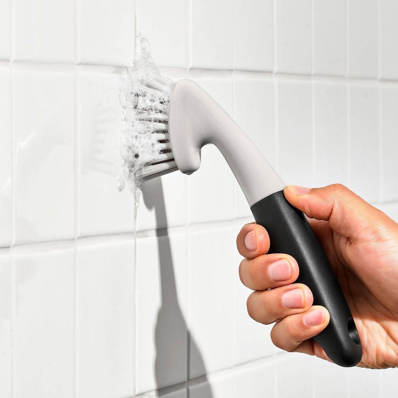 slide 5 of 5, OXO Grout Brush, 1 ct