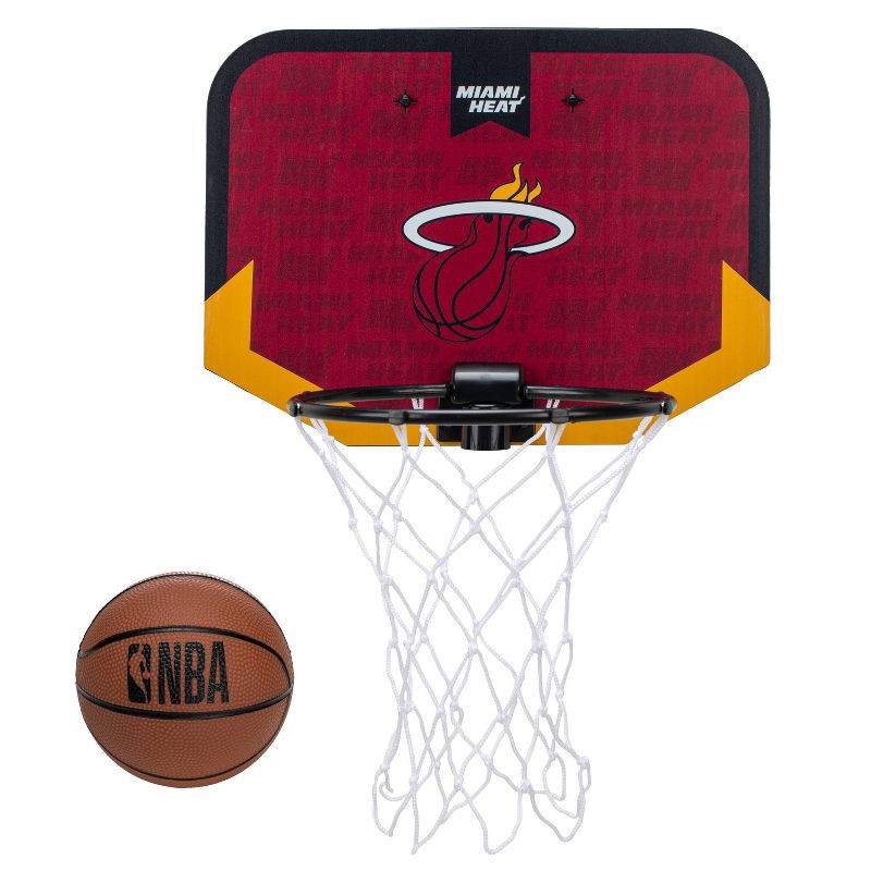 slide 1 of 11, NBA Miami Heat Over The Door Hoop: Toy Sports Set for Kids 3+, 1 ct