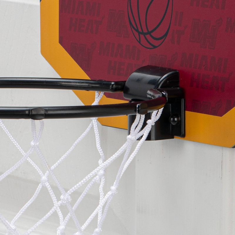 slide 7 of 11, NBA Miami Heat Over The Door Hoop: Toy Sports Set for Kids 3+, 1 ct